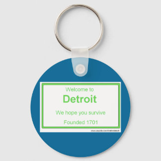 Porte-clés Bienvenue à Detroit