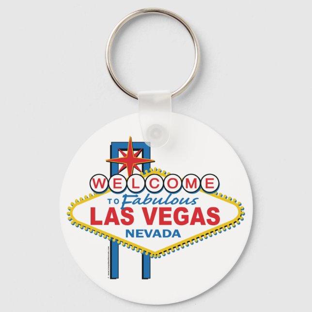 Porte-clés Bienvenue à Fabulous Las Vegas (Recto)