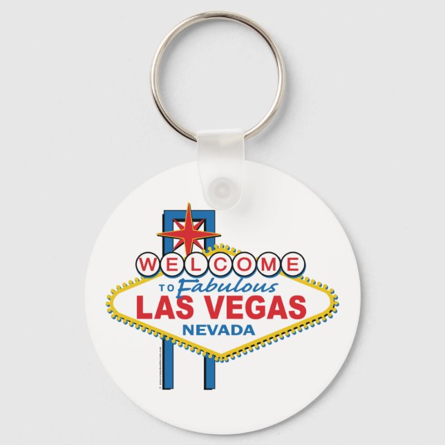 Porte-clés Bienvenue à Fabulous Las Vegas (Recto)