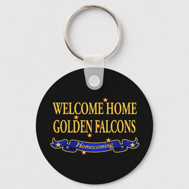 Porte-clés Bienvenue chez les Falcons d'or (Recto)
