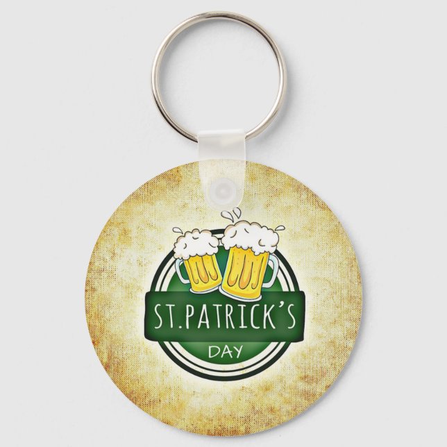Porte-clés Bières de la Saint-Patrick (Recto)