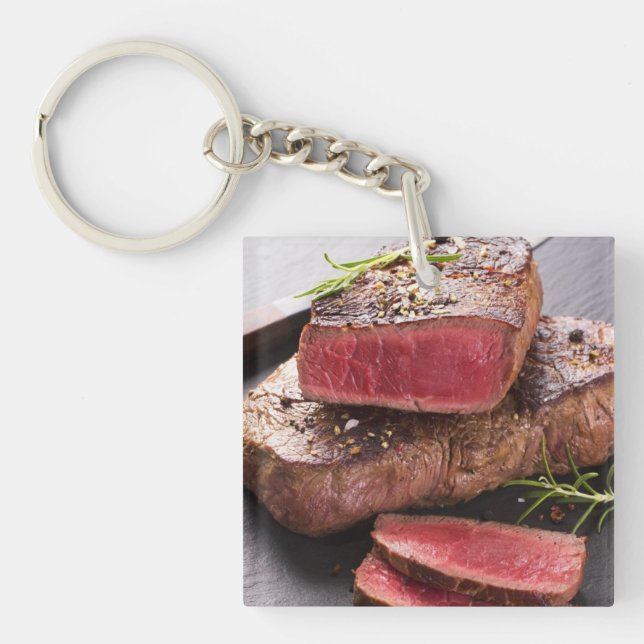 Porte-clés Bifteck de boeuf (Devant)