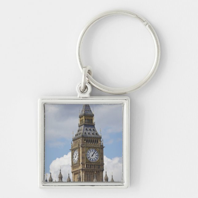 Porte-clés Big Ben et Chambres du Parlement, Londres, (Devant)