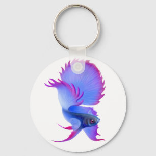 Porte-clés Big Blue Betta Fish Porte - clé