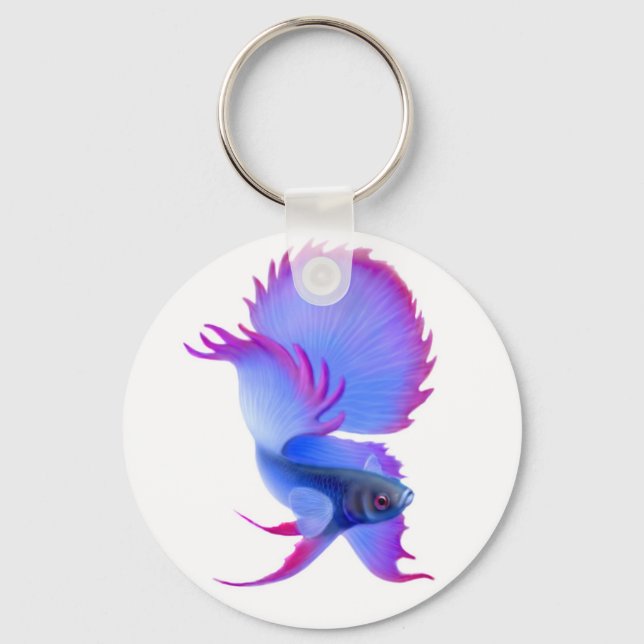 Porte-clés Big Blue Betta Fish Porte - clé (Recto)