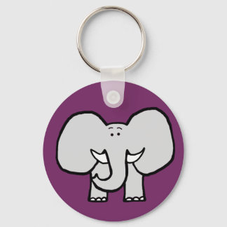 Porte-clés Big Ears l'éléphant violet Porte - clé