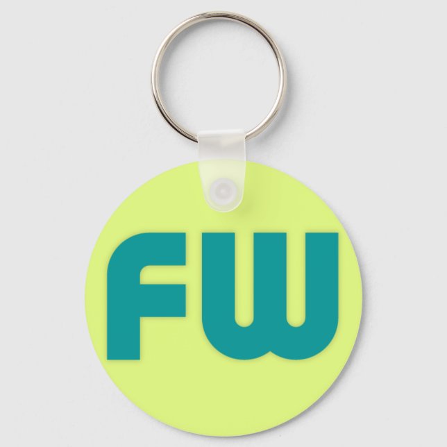 Porte-clés Big FW (nouveau logo de cire de poisson) (Recto)