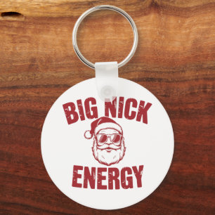 Porte-clés Big Nick Energy Funny Père Noël Rude Christmas Jok