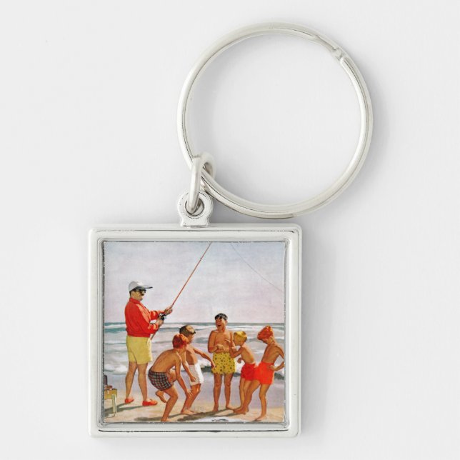Porte-clés Big Pole Little Fish par Richard Sargent (Devant)