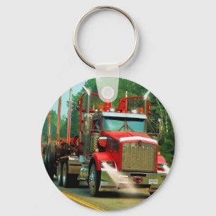 Porte-clés Big Truck and Highway Art pour les amateurs de cam