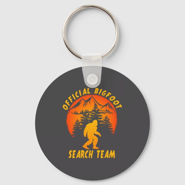 Porte-clés Bigfoot Search Team Sasquatch Yeti Funny  (Recto)