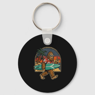 Porte-clés Bigfoot surfeur rock main sasquatch rocker hommes