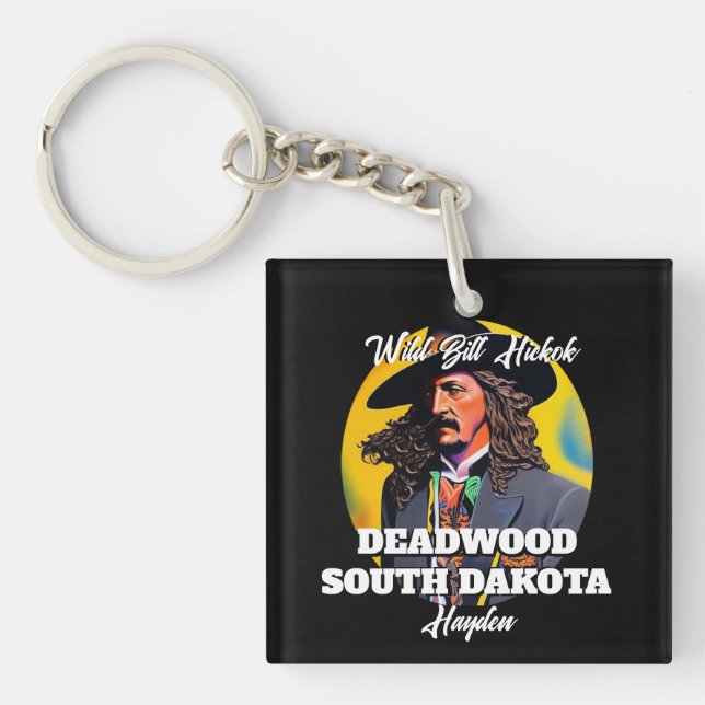 Porte-clés Bill Hickok Deadwood (Devant)