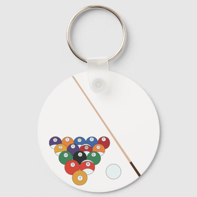 Porte-clés Billiard (Recto)