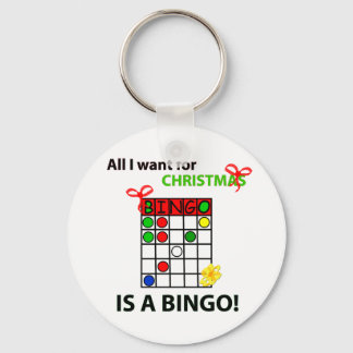 Porte-clés BINGO Je veux un bingo pour Noël