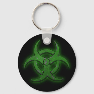 Porte-clés Biohazard vert