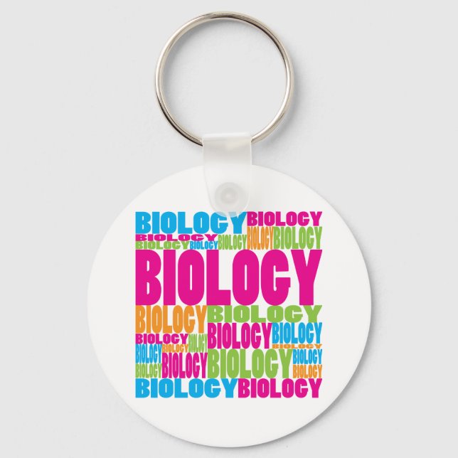 Porte-clés Biologie colorée (Recto)