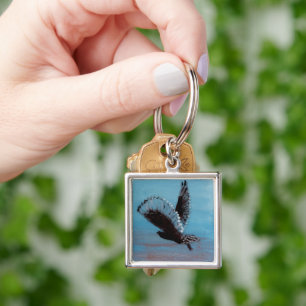 Porte-clés Bird Art Sunrise Owl