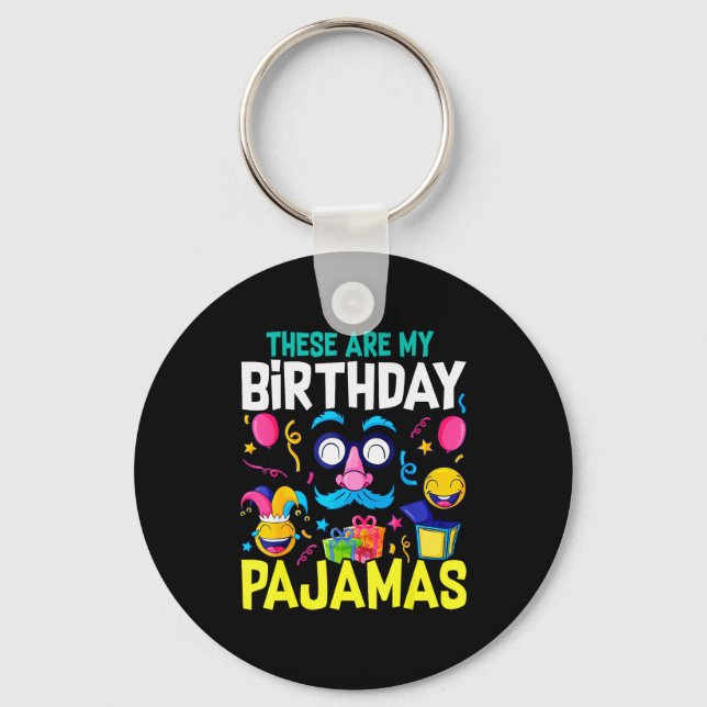 Porte-clés Birthday Pajama Cute Top Pj Girls Sleep  (Recto)