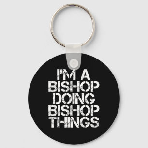 Porte-clés Bishop Funny Nom de famille Arbre de famille Anniv