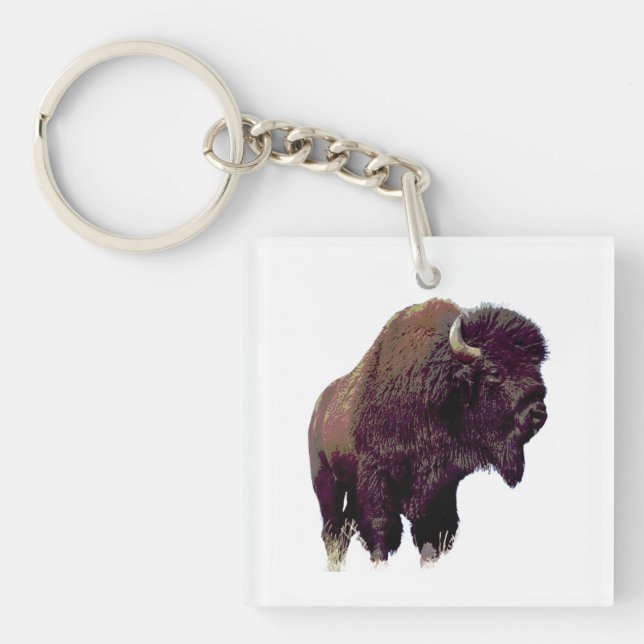 Porte-clés Bison Buffalo  (Devant)
