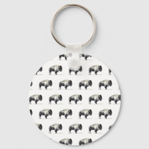 Porte-clés Bison d'Amérique