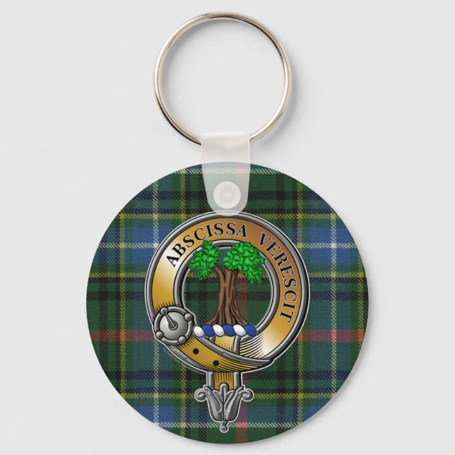 Porte-clés Bisset Tartan & Badge (Recto)