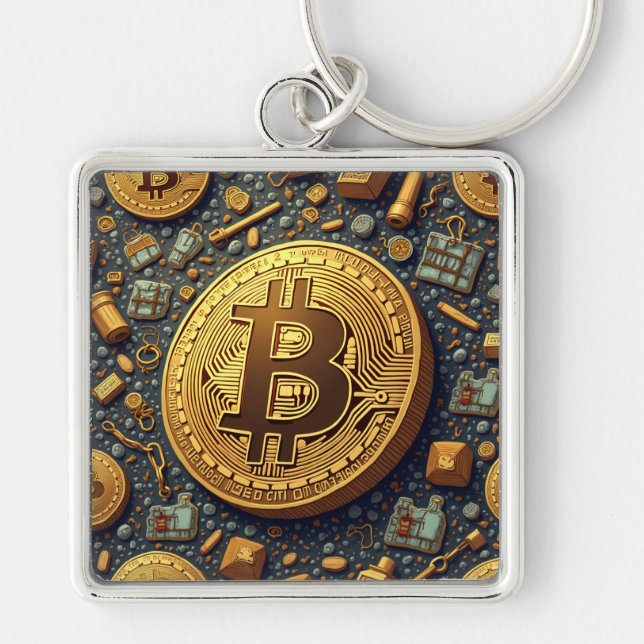 Porte-clés bitcoin (Devant)