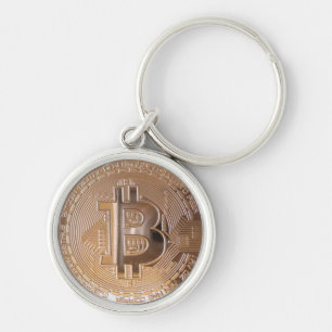 Porte-clés Bitcoin metallic made of copper. M1