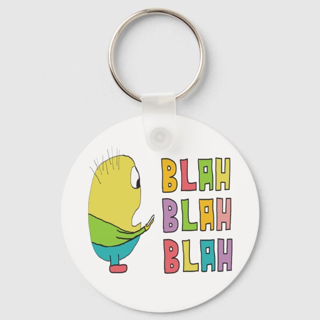 Porte-clés Bla Bla Bla (Recto)