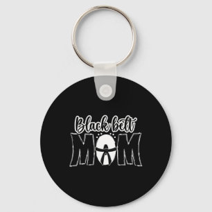 Porte-clés Black Belt Maman Karate Maman Karate Mère Karate M
