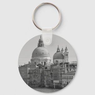 Porte-clés Black Blanc Grand Canal Venise Italie Voyage