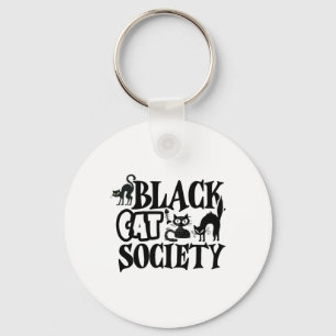 Porte-clés Black Cat Society