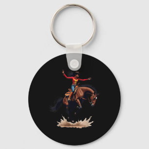 Porte-clés Black Cowgirls Melanin Women Western Rodeo Texas W