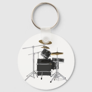 Porte-clés Black Drum Kit: