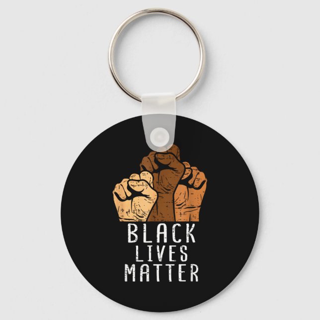 Porte-clés Black Lives Blm Human Rights Black History Month  (Recto)
