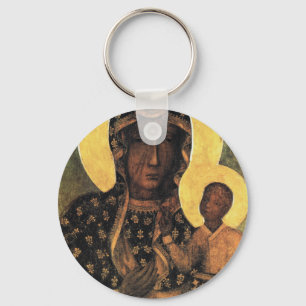 Porte-clés Black Madonna Poland Our Lady of Czestochowa print
