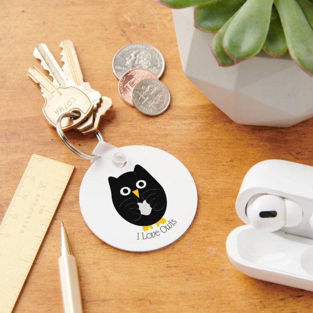 Porte-clés Black Owl Design (Bureau)