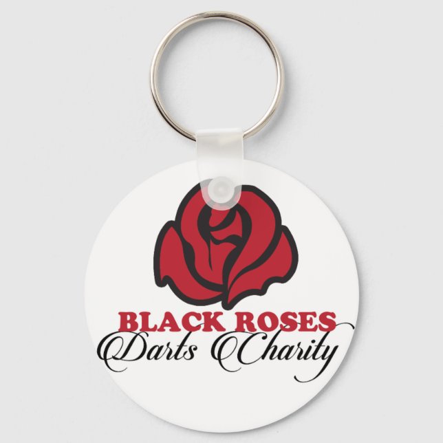 Porte-clés Black Roses Darts Charity Keyring (Recto)
