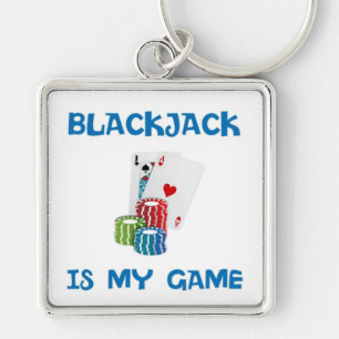 PORTE-CLÉS BLACKJACK EST MON JEU