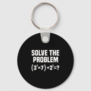 Porte-clés Blague drôle 67 Meme Math Six Sept Professeur Brai
