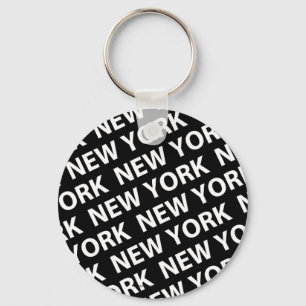 Porte-clés Blanc de type New York