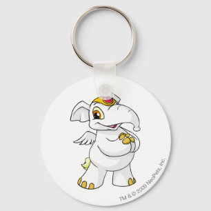 Porte-clés Blanc d'Elephante