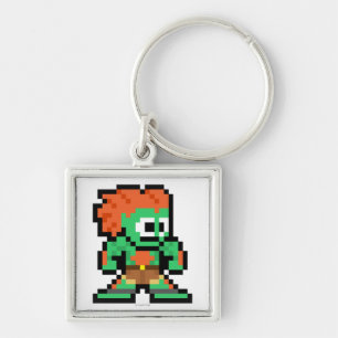 Porte-clés Blanka à 8 bits