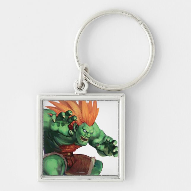 Porte-clés Blanka avec des mains augmentées (Devant)