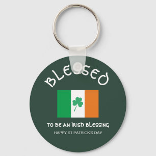 Porte-clés BLESSED TO BE A BLESSING Irish Flag
