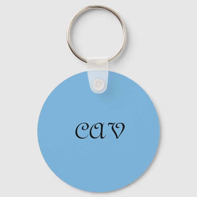 Porte-clés Bleu de Cornflower (Recto)