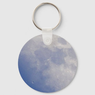 Porte-clés bleu lune
