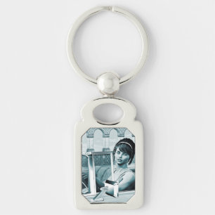 Porte-clés Bleu Vintage
