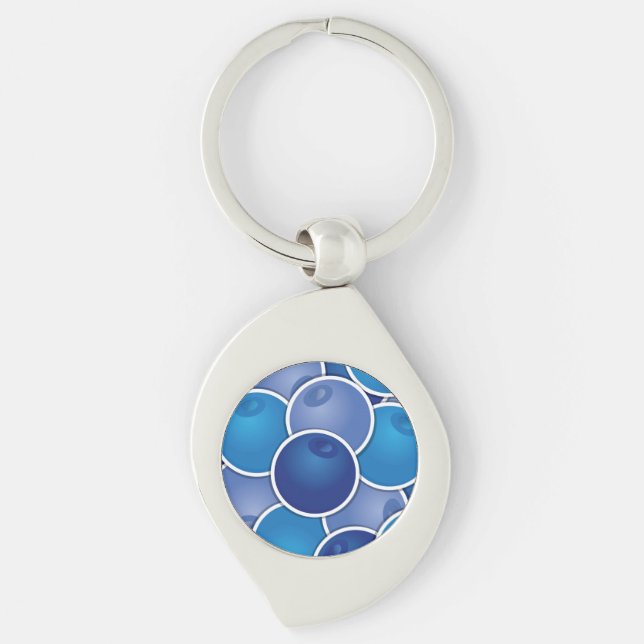 Porte-clés Bleuet funky (Devant)